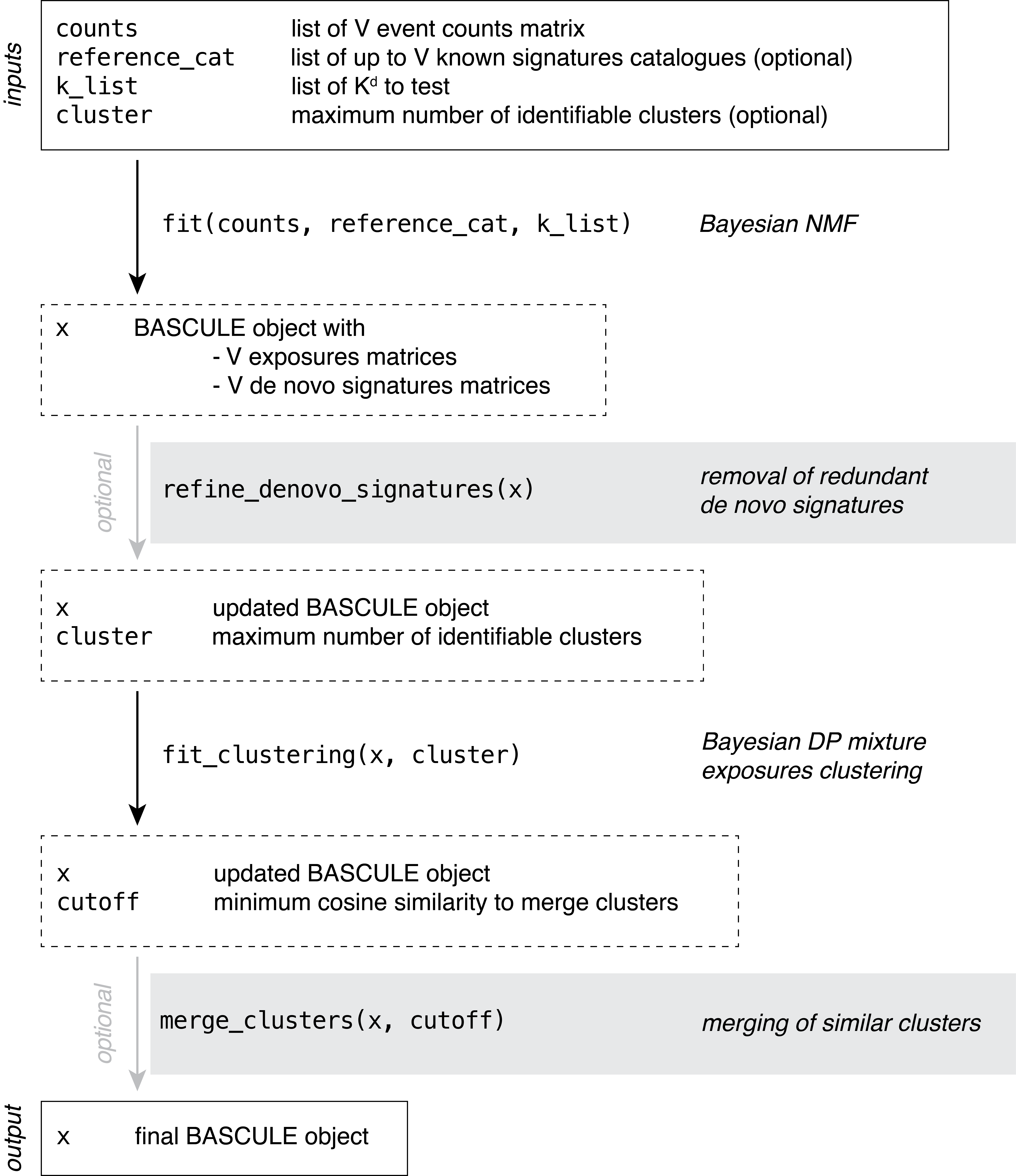 BASCULE recommended workflow
